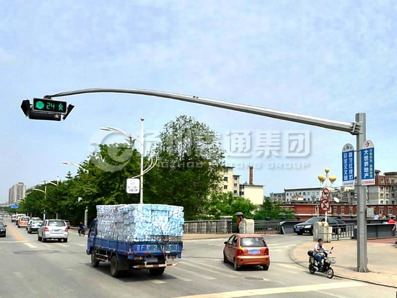 XHDG-048，吊籠式信號燈桿，吉林信號燈桿